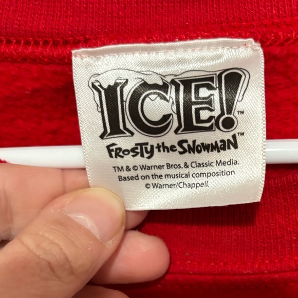 Red Frosty the Snowman Ice at Gaylord Opryland Crew Sweatshirt - Picture 5 of 6